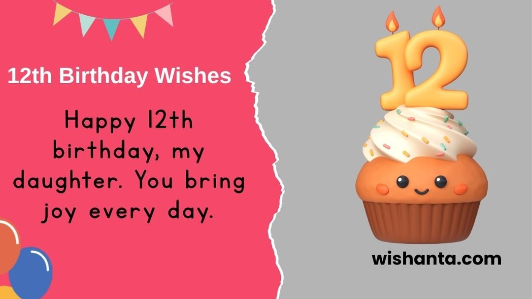12th Birthday Wishes