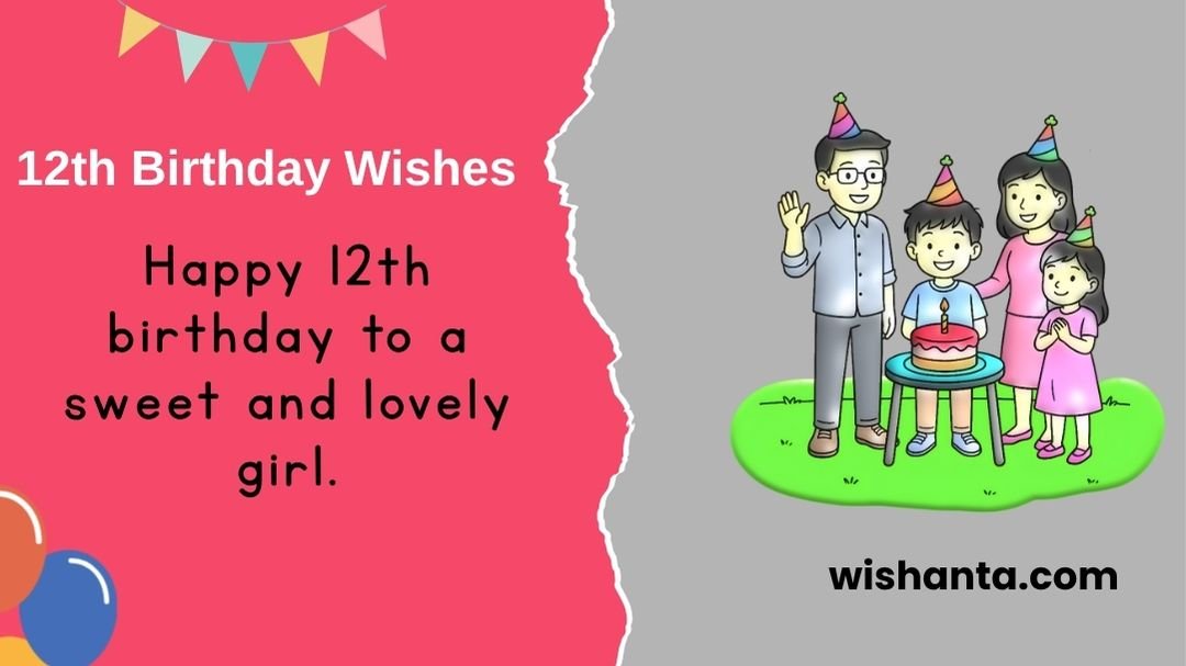 12th Birthday Wishes