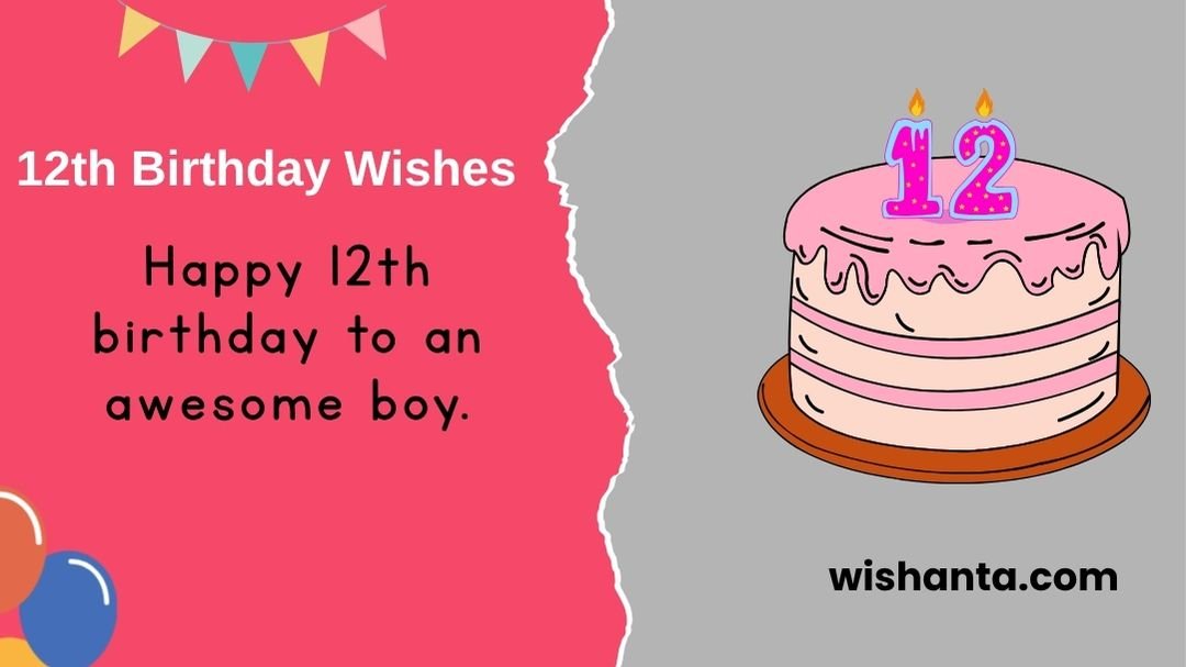 12th Birthday Wishes