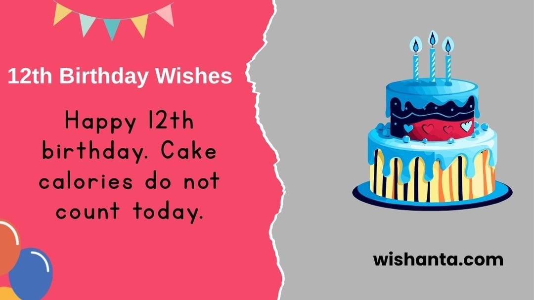12th Birthday Wishes