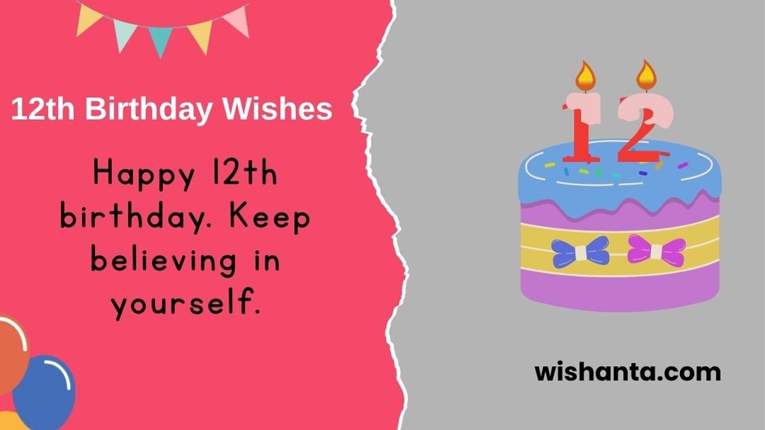 12th Birthday Wishes