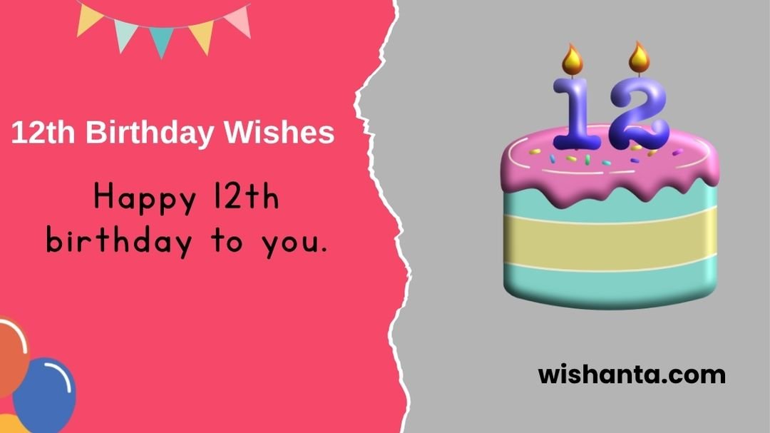 12th Birthday Wishes