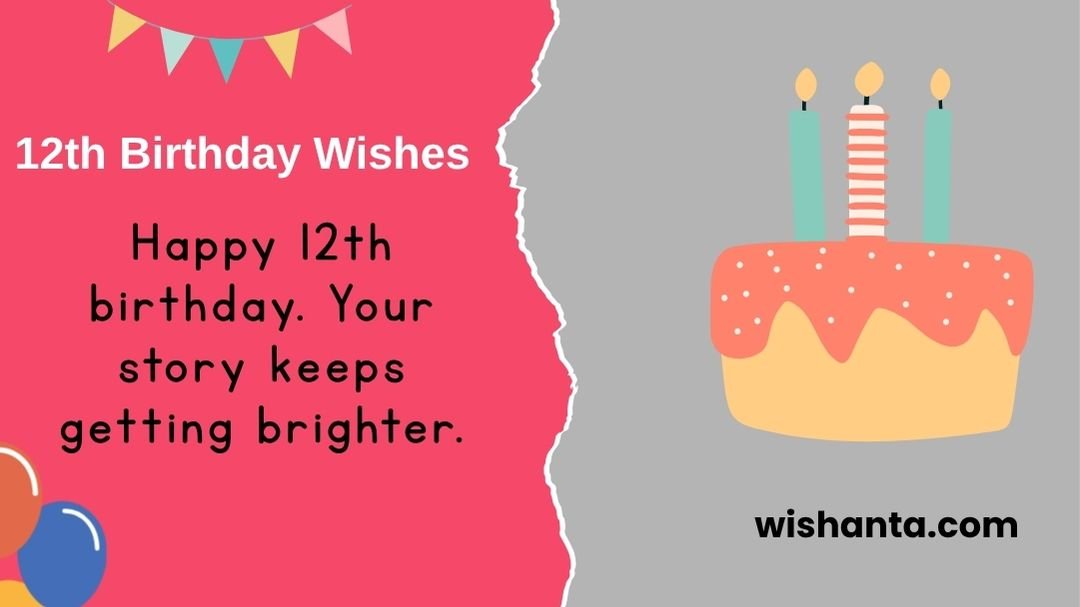12th Birthday Wishes