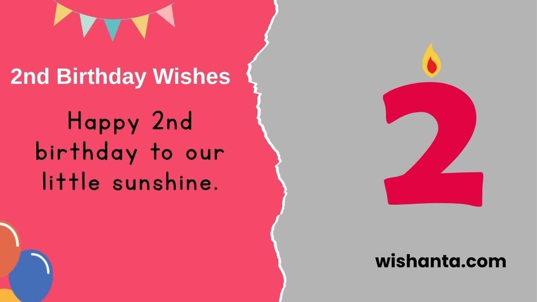 2nd Birthday Wishes