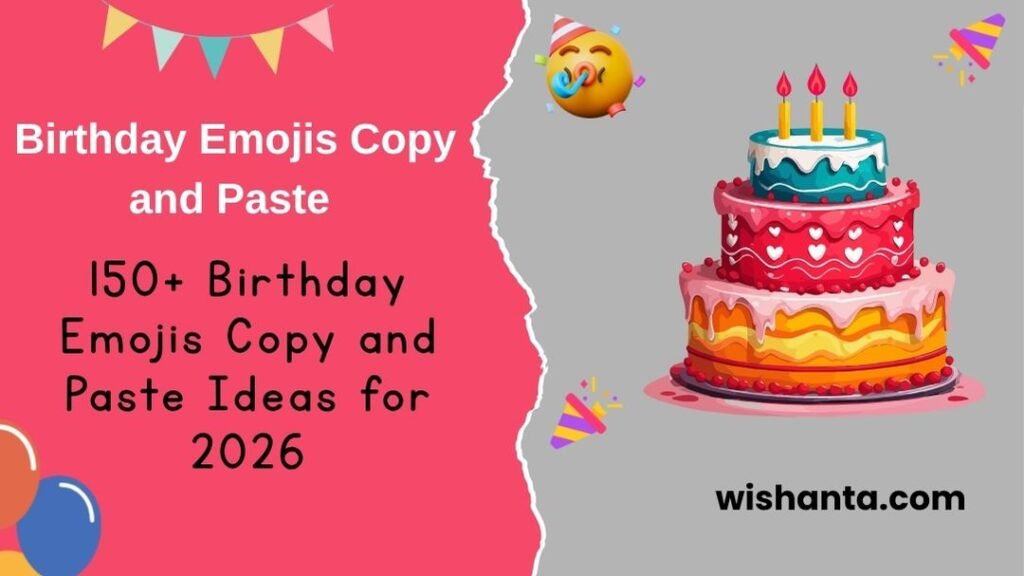 Birthday Emojis Copy and Paste