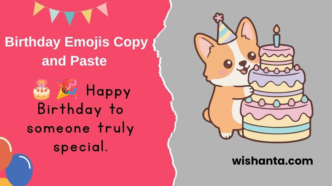 Birthday Emojis Copy and Paste