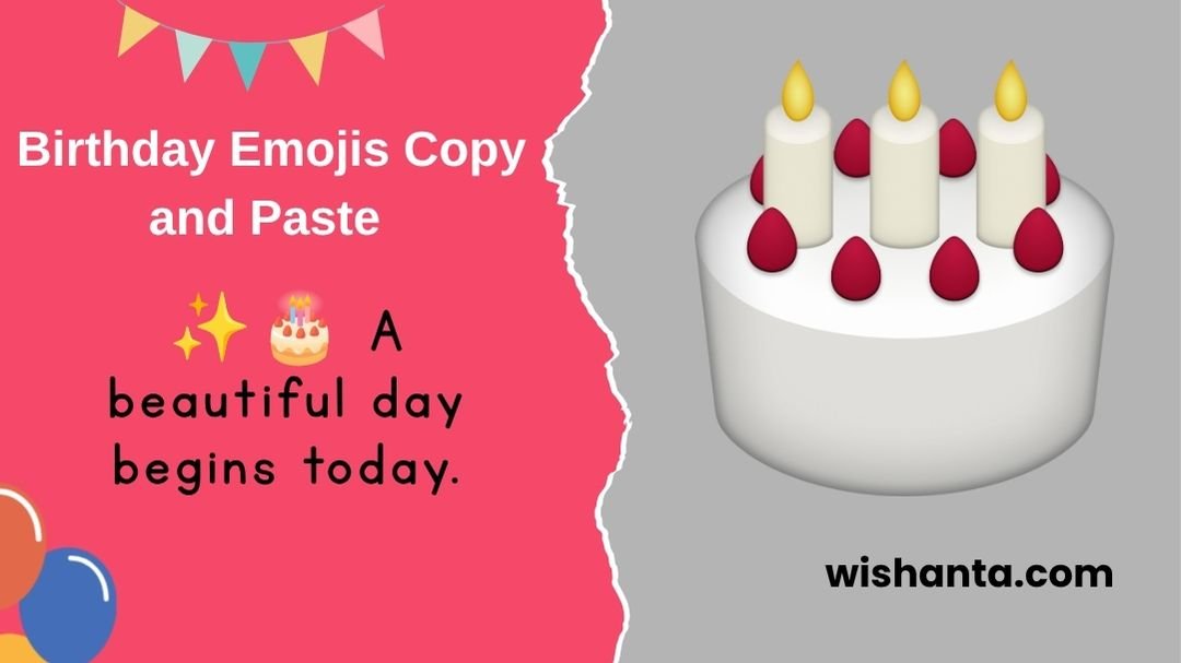 Birthday Emojis Copy and Paste