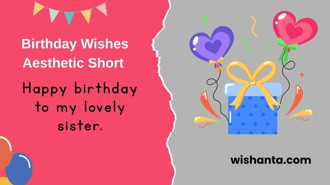 Birthday Wishes Aesthetic Short 