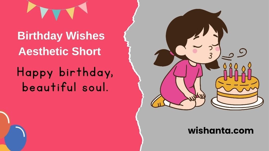 Birthday Wishes Aesthetic Short 